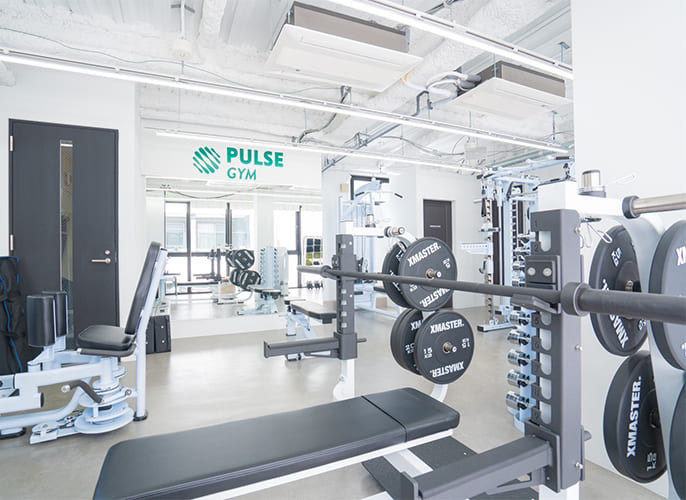 PULSE GYMのトレーニングエリアの風景